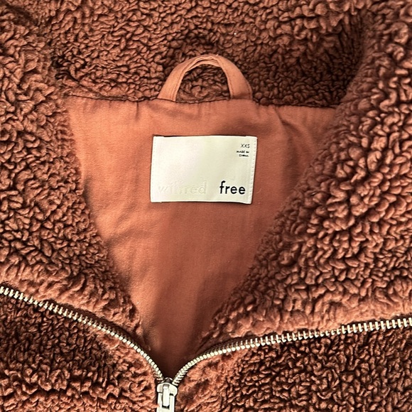 Aritzia Wilfred free teddy jacket XXS - Picture 2 of 6